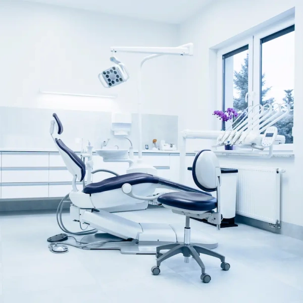 Modern dental clinic with minimalistic look .